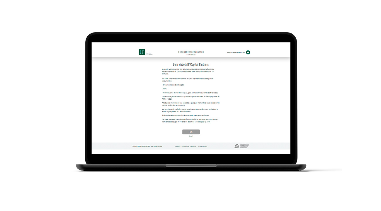 IP Capital Partners - ONboarding de Clientes