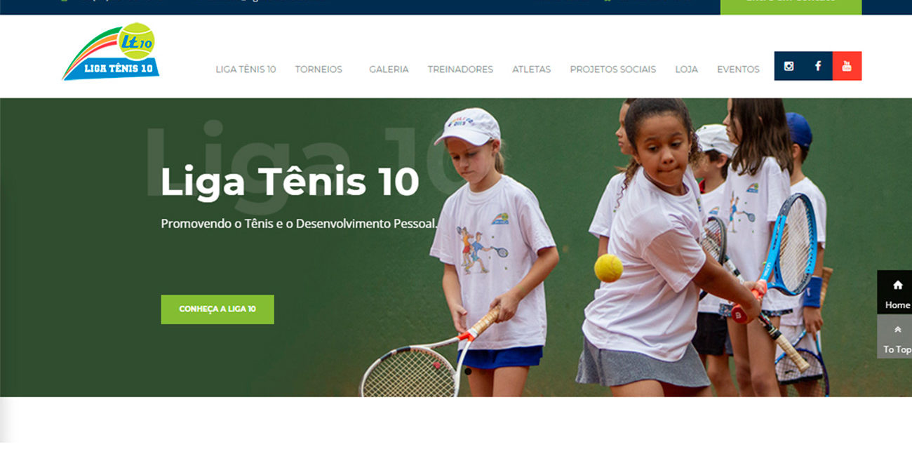 Website Liga Tênis 10