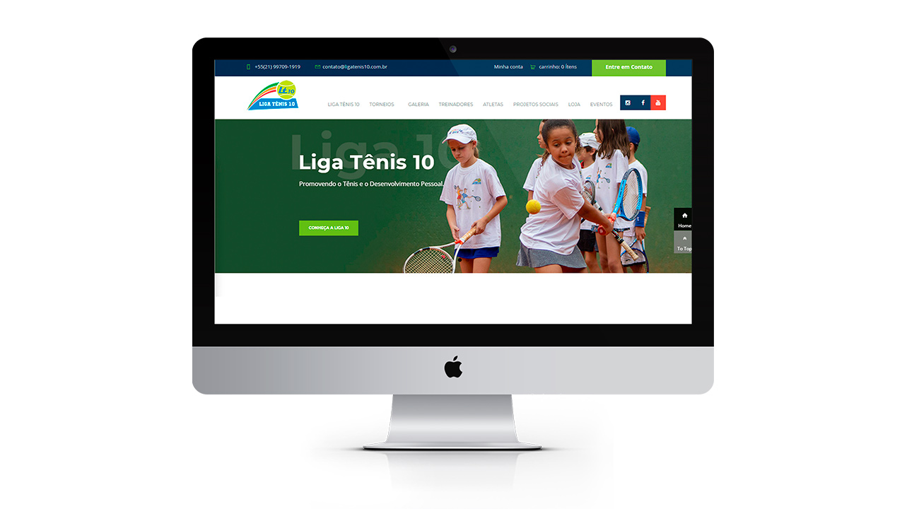 Liga Tênis 10 - Website