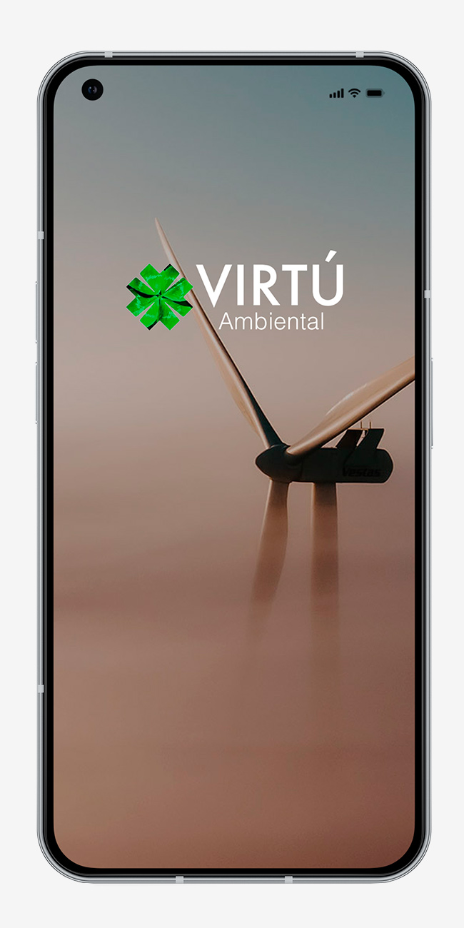 Website Virtú Ambiental - Pura Comunicação