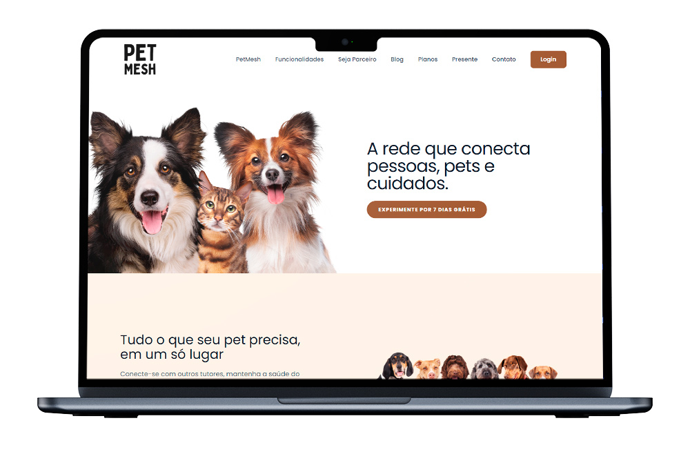 Petmesh - A rede que conecta pessoas, pets e cuidados.